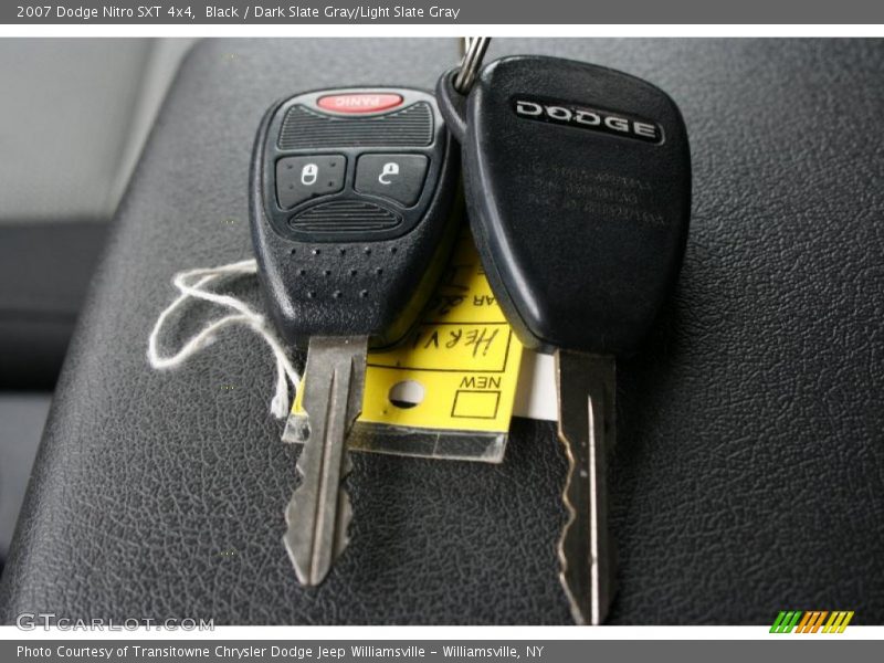 Black / Dark Slate Gray/Light Slate Gray 2007 Dodge Nitro SXT 4x4