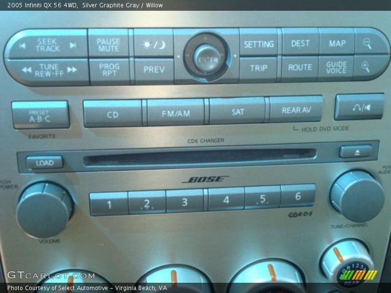 Silver Graphite Gray / Willow 2005 Infiniti QX 56 4WD