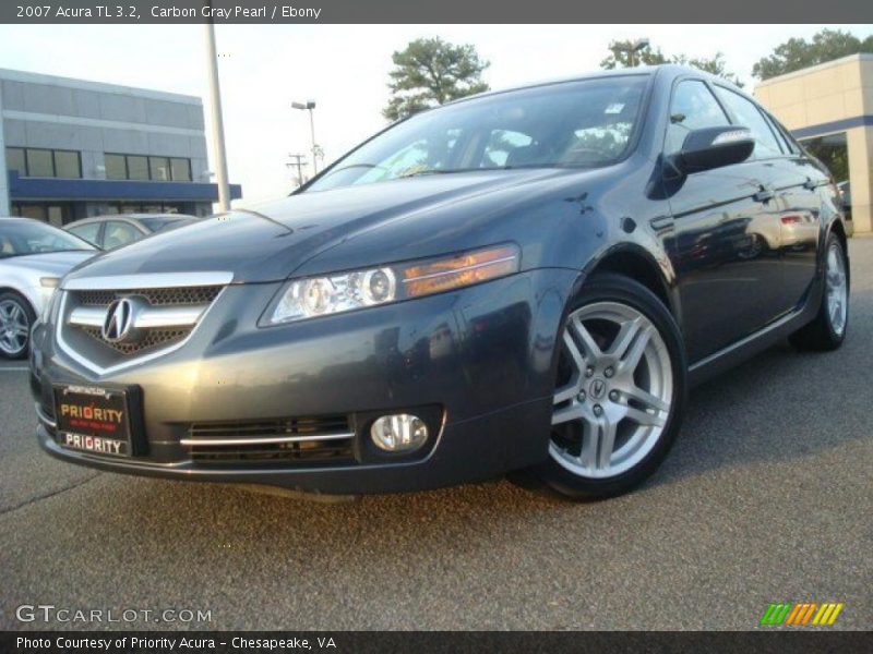 Carbon Gray Pearl / Ebony 2007 Acura TL 3.2