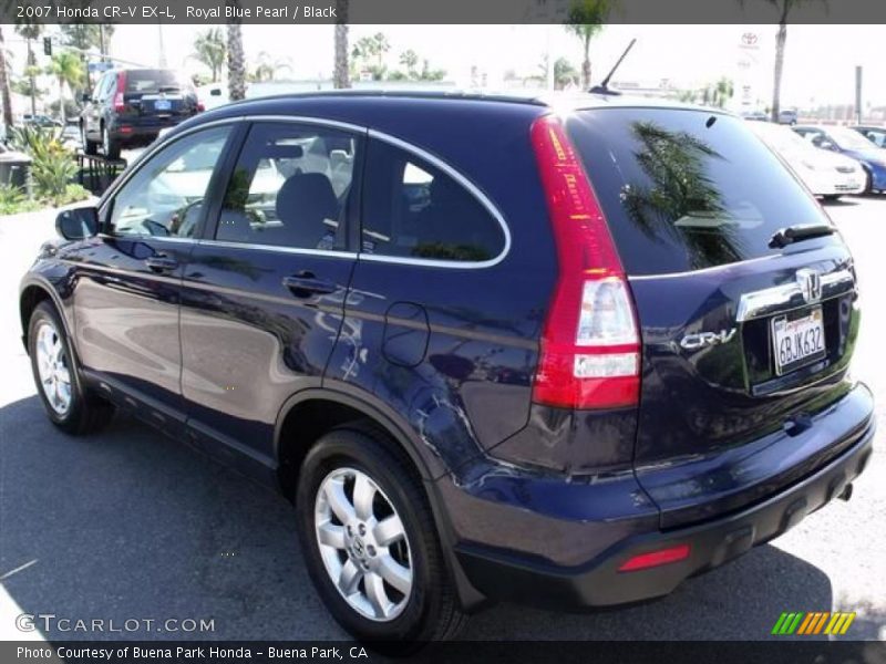 Royal Blue Pearl / Black 2007 Honda CR-V EX-L
