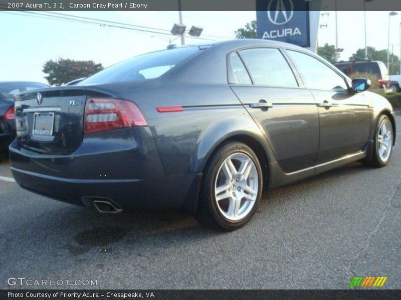 Carbon Gray Pearl / Ebony 2007 Acura TL 3.2