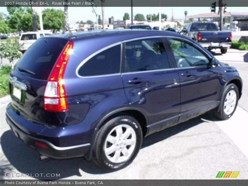 Royal Blue Pearl / Black 2007 Honda CR-V EX-L