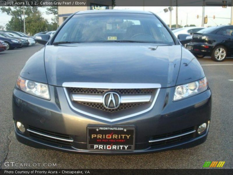 Carbon Gray Pearl / Ebony 2007 Acura TL 3.2