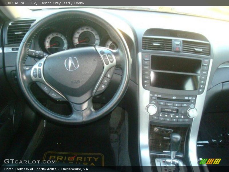 Carbon Gray Pearl / Ebony 2007 Acura TL 3.2