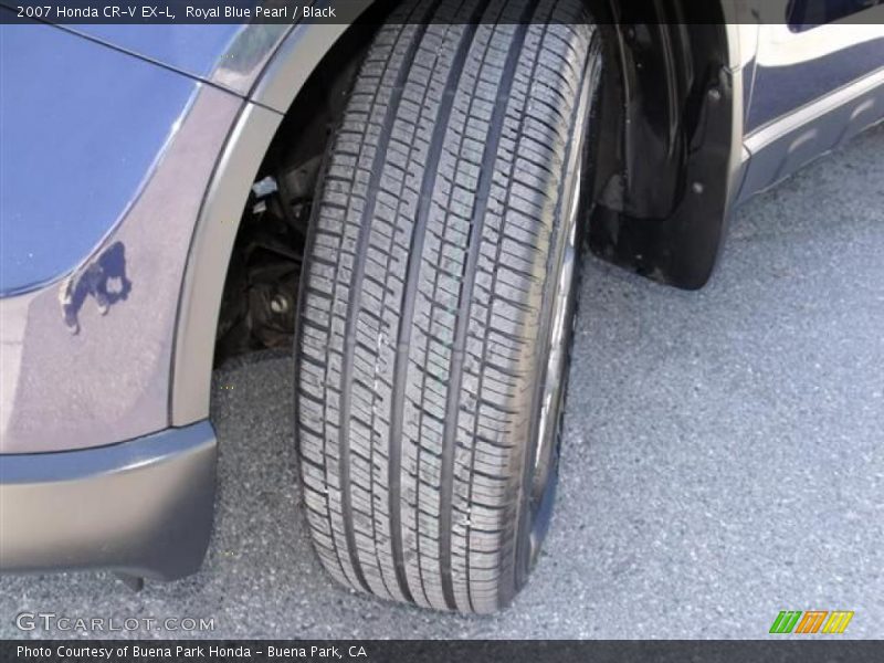 Royal Blue Pearl / Black 2007 Honda CR-V EX-L