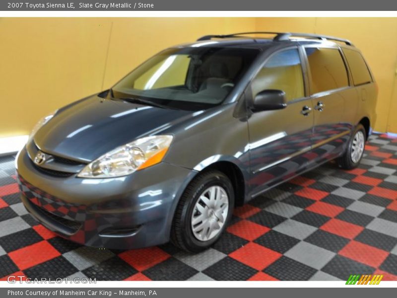 Slate Gray Metallic / Stone 2007 Toyota Sienna LE
