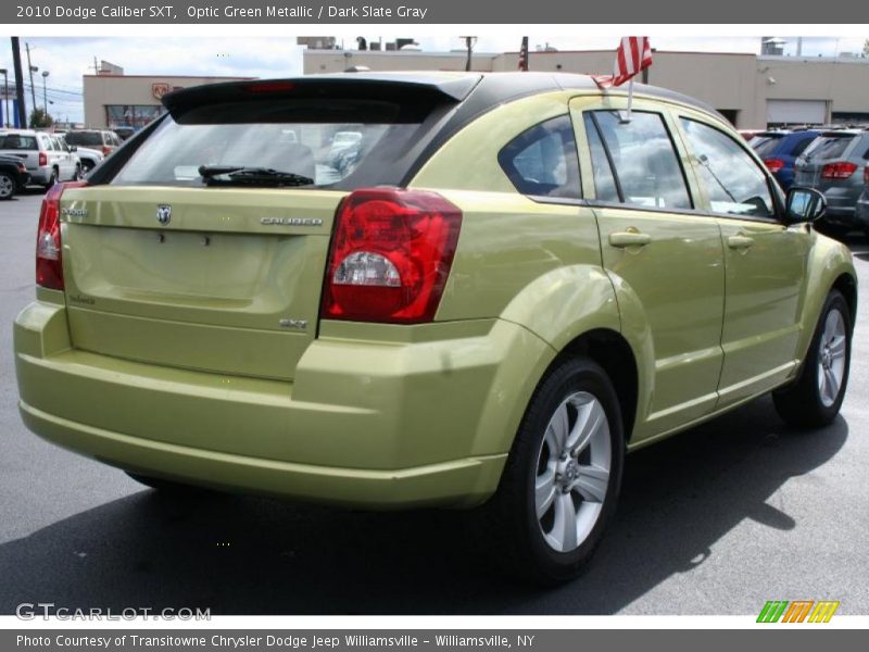 Optic Green Metallic / Dark Slate Gray 2010 Dodge Caliber SXT