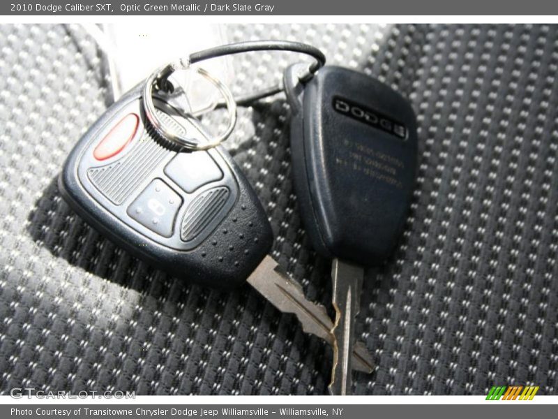 Optic Green Metallic / Dark Slate Gray 2010 Dodge Caliber SXT