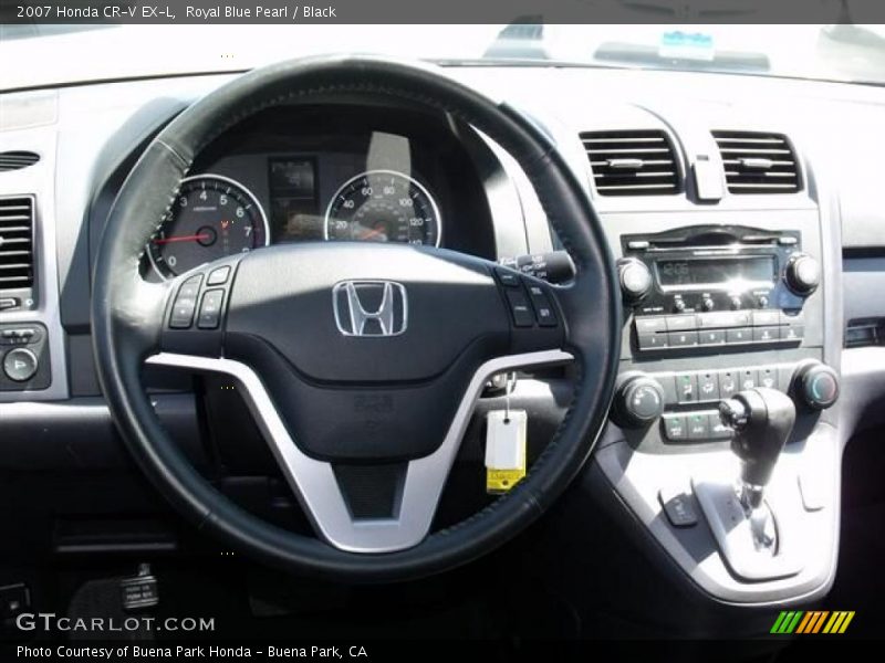 Royal Blue Pearl / Black 2007 Honda CR-V EX-L