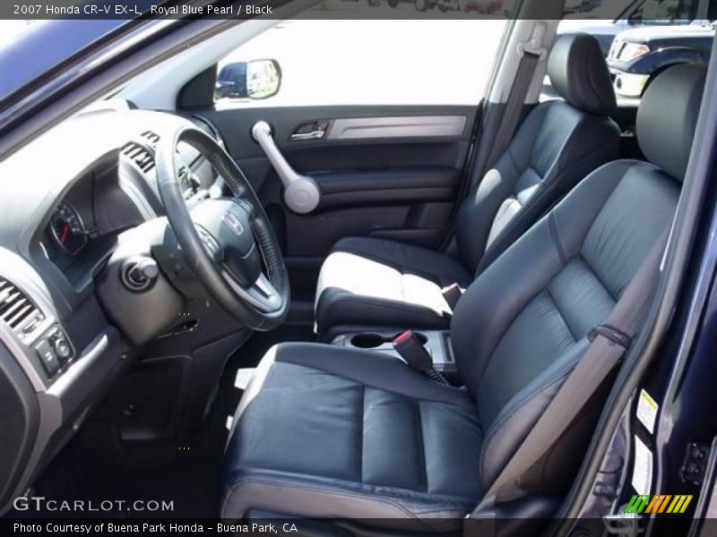 Royal Blue Pearl / Black 2007 Honda CR-V EX-L