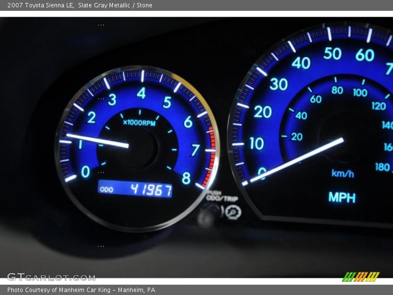 Slate Gray Metallic / Stone 2007 Toyota Sienna LE