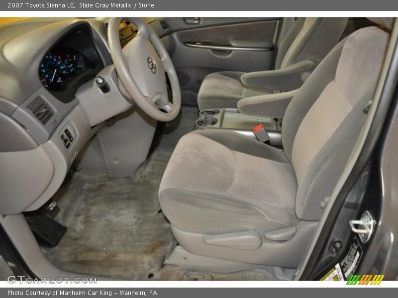 Slate Gray Metallic / Stone 2007 Toyota Sienna LE