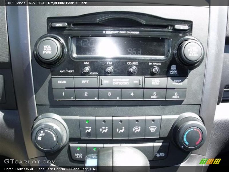 Royal Blue Pearl / Black 2007 Honda CR-V EX-L