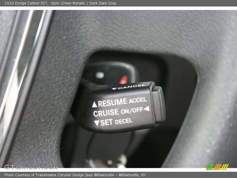 Optic Green Metallic / Dark Slate Gray 2010 Dodge Caliber SXT