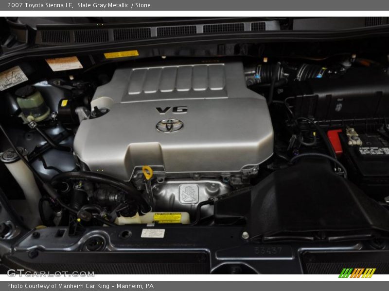 Slate Gray Metallic / Stone 2007 Toyota Sienna LE