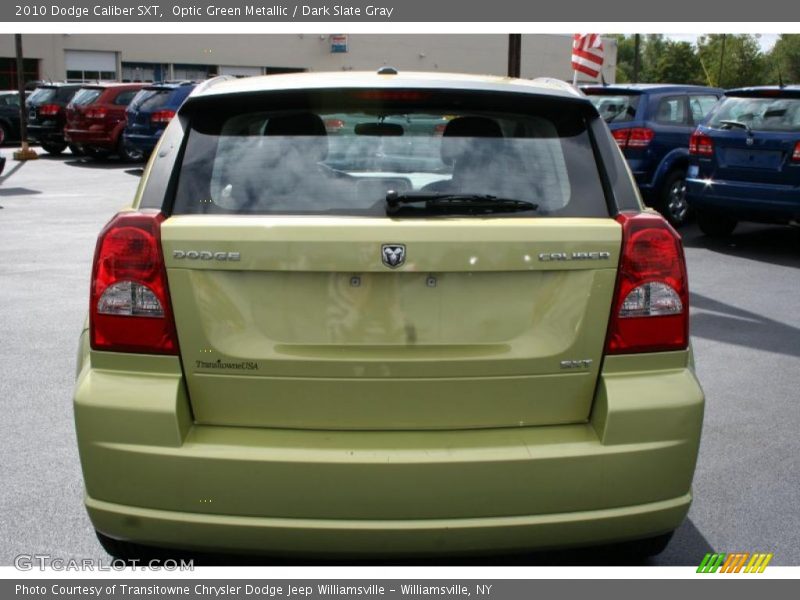 Optic Green Metallic / Dark Slate Gray 2010 Dodge Caliber SXT