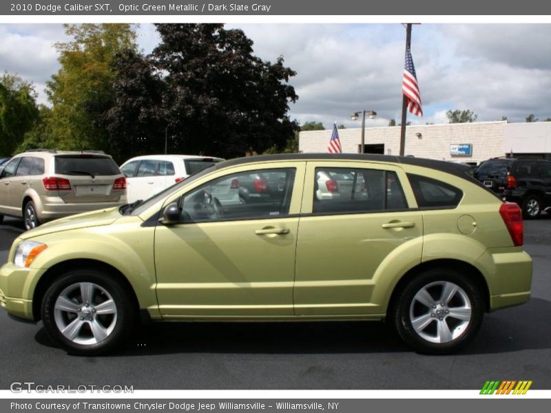 Optic Green Metallic / Dark Slate Gray 2010 Dodge Caliber SXT