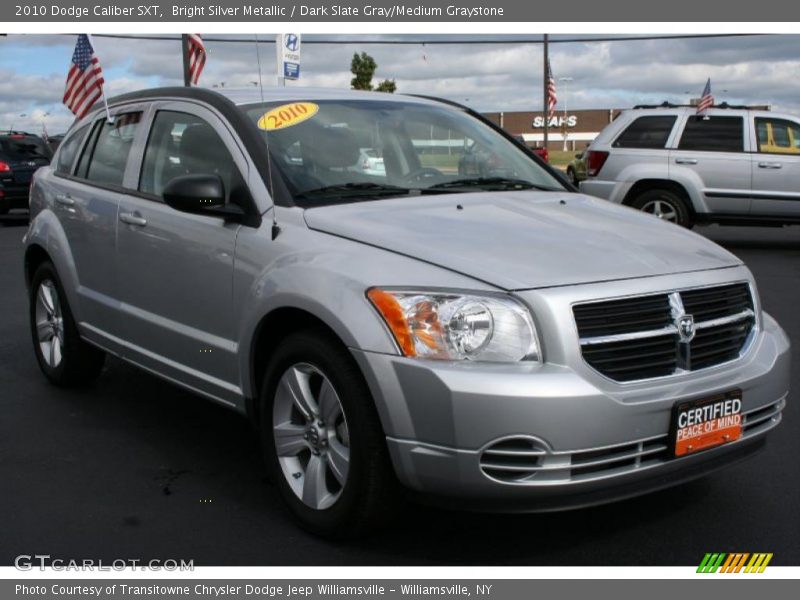 Bright Silver Metallic / Dark Slate Gray/Medium Graystone 2010 Dodge Caliber SXT