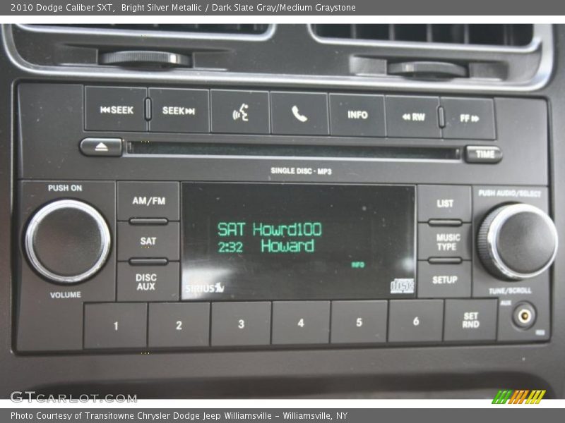 Bright Silver Metallic / Dark Slate Gray/Medium Graystone 2010 Dodge Caliber SXT