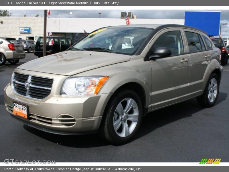Light Sandstone Metallic / Dark Slate Gray 2010 Dodge Caliber SXT