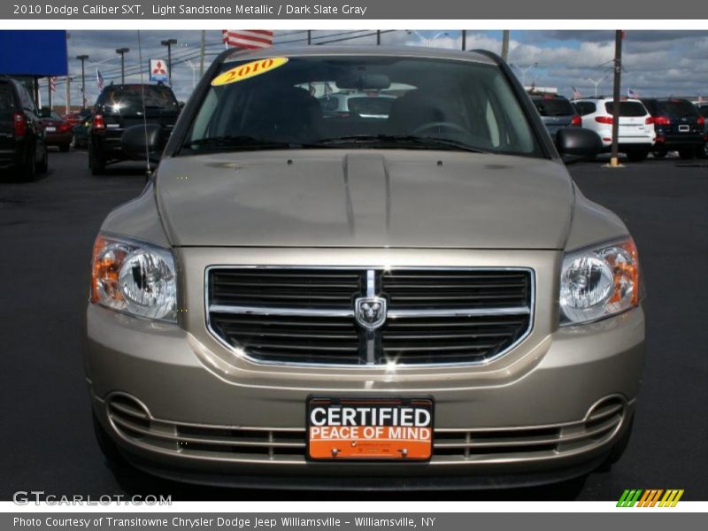 Light Sandstone Metallic / Dark Slate Gray 2010 Dodge Caliber SXT