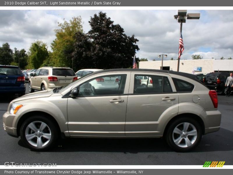 Light Sandstone Metallic / Dark Slate Gray 2010 Dodge Caliber SXT