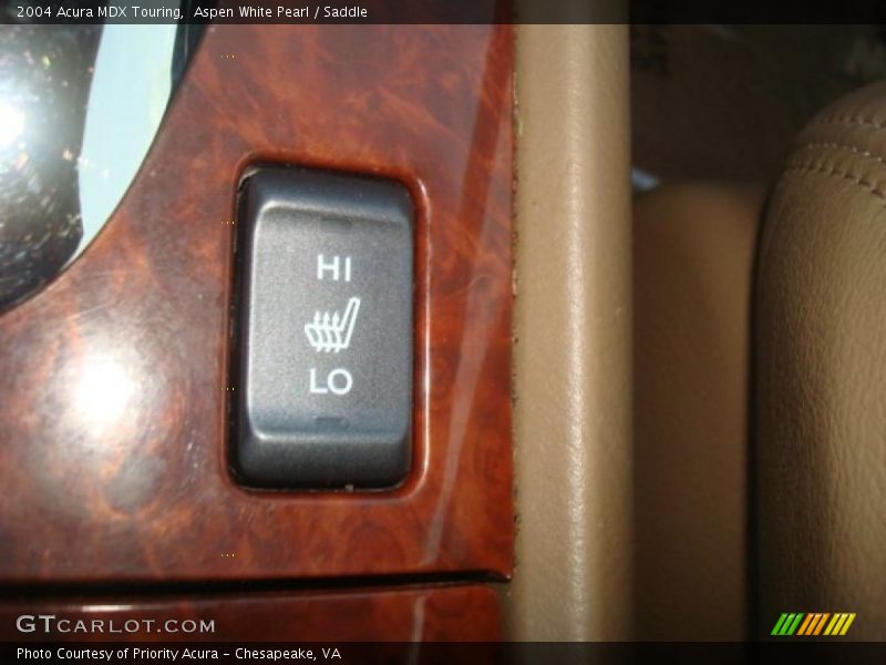 Aspen White Pearl / Saddle 2004 Acura MDX Touring