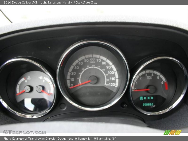 Light Sandstone Metallic / Dark Slate Gray 2010 Dodge Caliber SXT