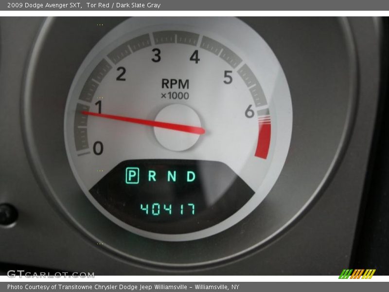 Tor Red / Dark Slate Gray 2009 Dodge Avenger SXT