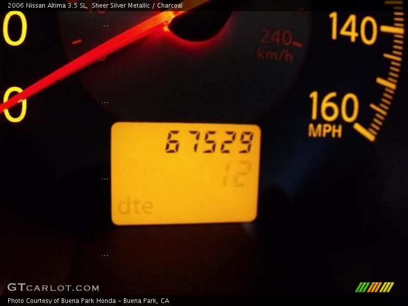 Sheer Silver Metallic / Charcoal 2006 Nissan Altima 3.5 SL