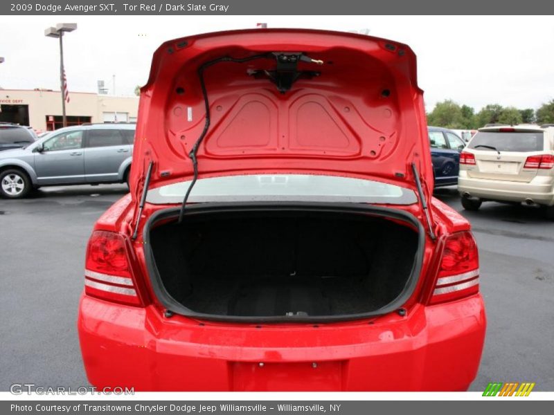 Tor Red / Dark Slate Gray 2009 Dodge Avenger SXT