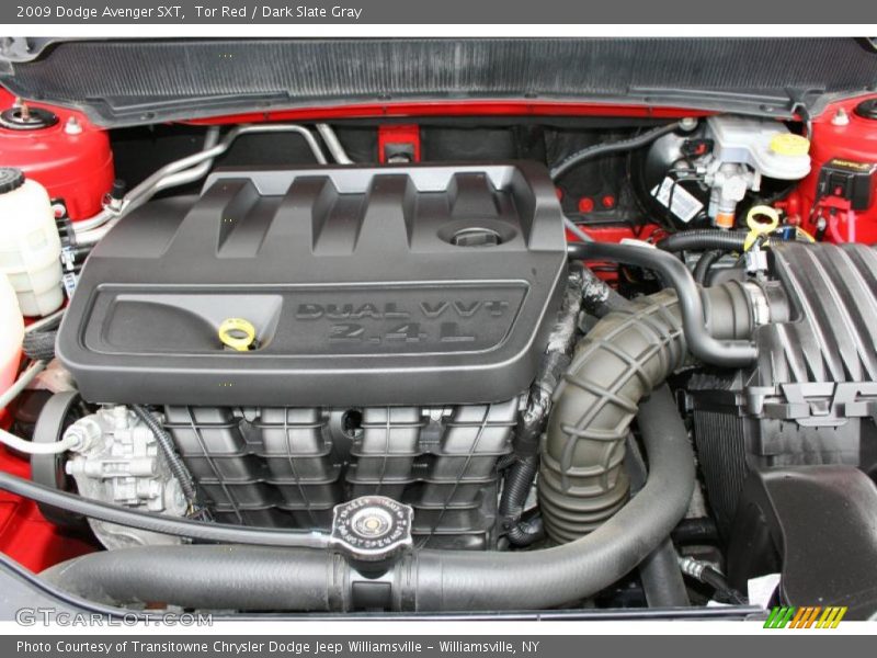Tor Red / Dark Slate Gray 2009 Dodge Avenger SXT