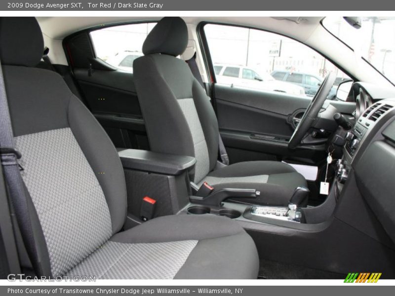 Tor Red / Dark Slate Gray 2009 Dodge Avenger SXT