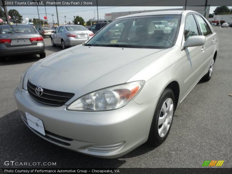 Phantom Gray Pearl / Stone 2003 Toyota Camry LE