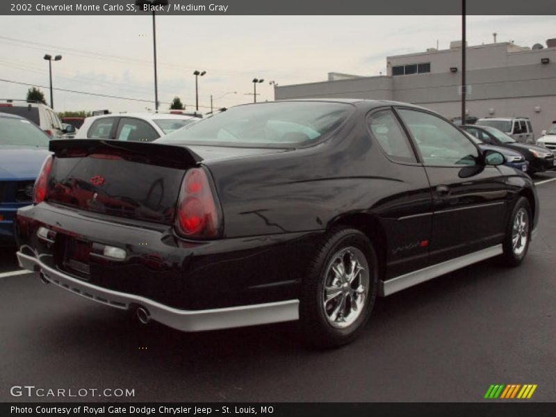 Black / Medium Gray 2002 Chevrolet Monte Carlo SS