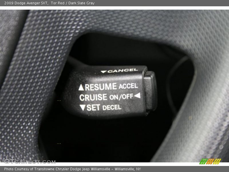 Tor Red / Dark Slate Gray 2009 Dodge Avenger SXT
