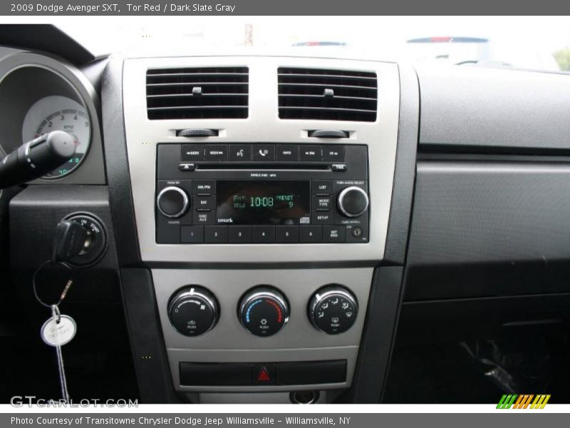 Tor Red / Dark Slate Gray 2009 Dodge Avenger SXT
