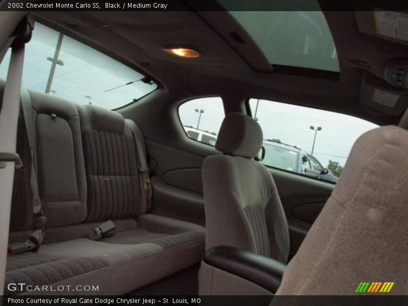 Black / Medium Gray 2002 Chevrolet Monte Carlo SS
