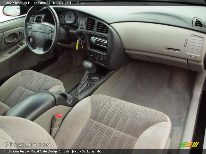 Black / Medium Gray 2002 Chevrolet Monte Carlo SS