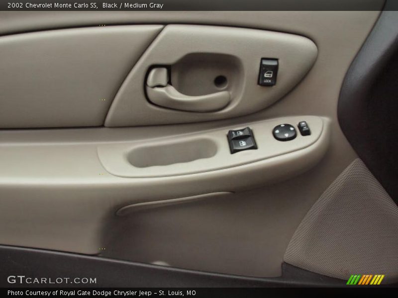 Black / Medium Gray 2002 Chevrolet Monte Carlo SS