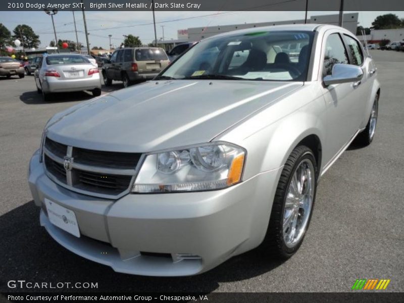 Bright Silver Metallic / Dark Slate Gray 2010 Dodge Avenger SXT