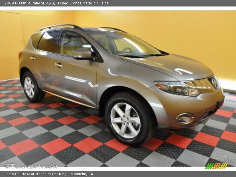 Tinted Bronze Metallic / Beige 2009 Nissan Murano SL AWD