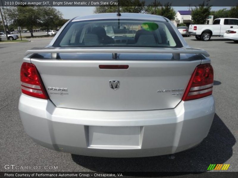 Bright Silver Metallic / Dark Slate Gray 2010 Dodge Avenger SXT