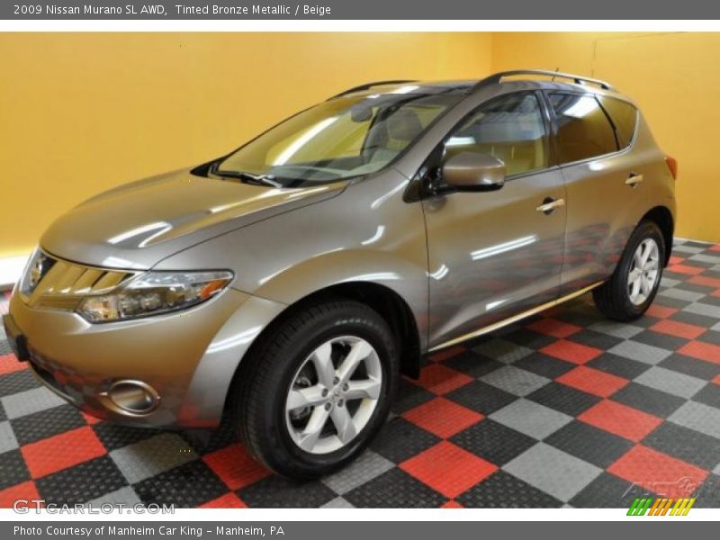 Tinted Bronze Metallic / Beige 2009 Nissan Murano SL AWD