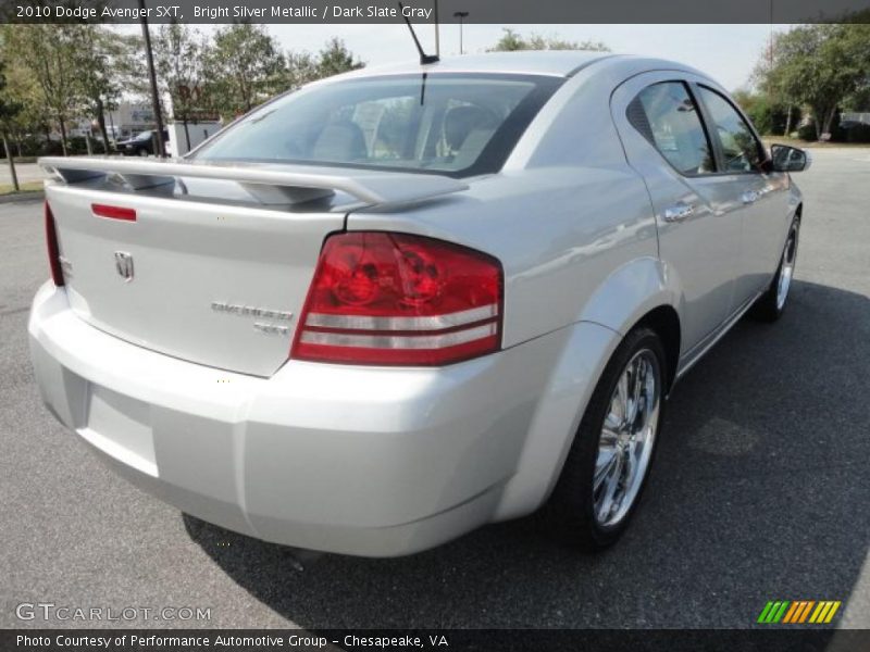 Bright Silver Metallic / Dark Slate Gray 2010 Dodge Avenger SXT