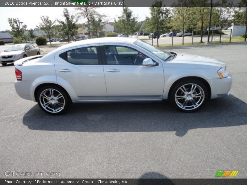 Bright Silver Metallic / Dark Slate Gray 2010 Dodge Avenger SXT
