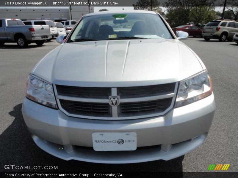 Bright Silver Metallic / Dark Slate Gray 2010 Dodge Avenger SXT