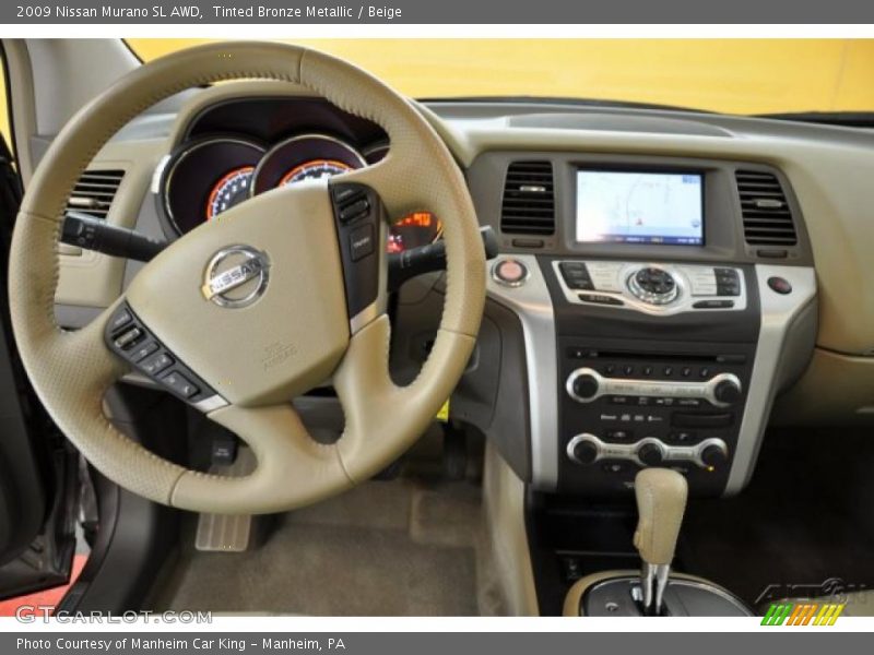 Tinted Bronze Metallic / Beige 2009 Nissan Murano SL AWD