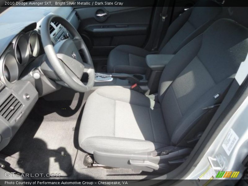 Bright Silver Metallic / Dark Slate Gray 2010 Dodge Avenger SXT