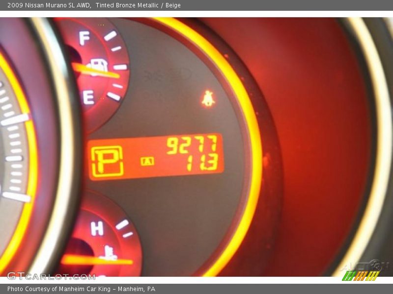 Tinted Bronze Metallic / Beige 2009 Nissan Murano SL AWD